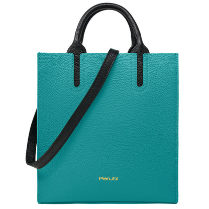 Borsa Donna a Mano con Tracolla, In Vera Pelle Morbida, Made in Italy, Modello Clizia Parubi Borse - vista 69