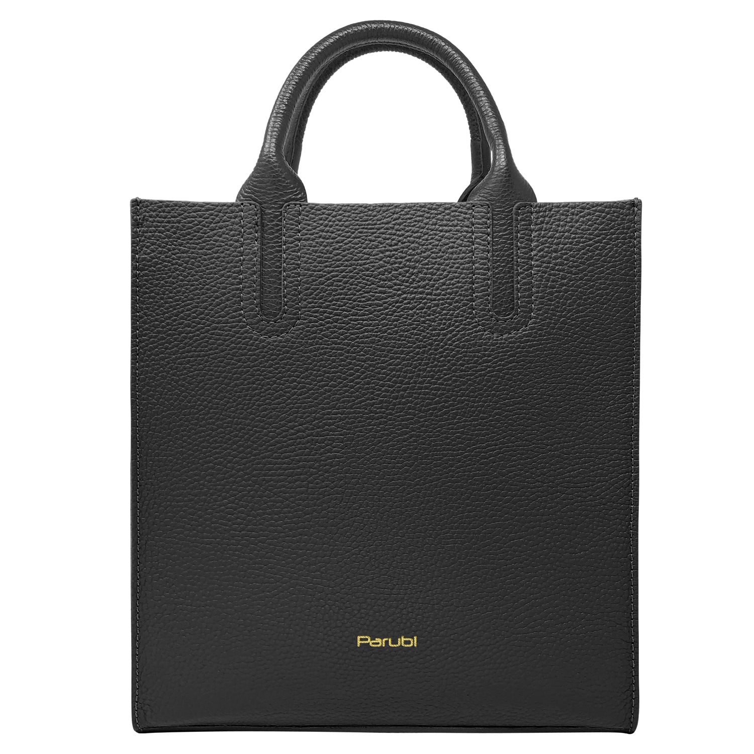 Borsa Donna a Mano con Tracolla, In Vera Pelle Morbida, Made in Italy, Modello Clizia Parubi Borse Nero - vista 73