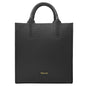 Borsa Donna a Mano con Tracolla, In Vera Pelle Morbida, Made in Italy, Modello Clizia Parubi Borse Nero - vista 73