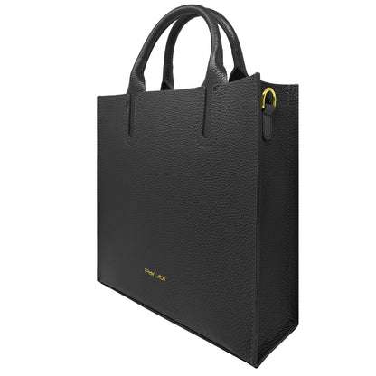 Borsa Donna a Mano con Tracolla, In Vera Pelle Morbida, Made in Italy, Modello Clizia Parubi Borse - vista 74