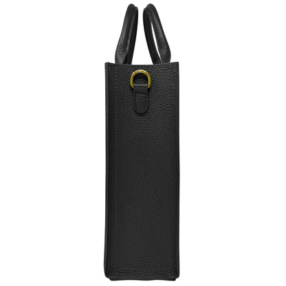 Borsa Donna a Mano con Tracolla, In Vera Pelle Morbida, Made in Italy, Modello Clizia Parubi Borse - vista 75