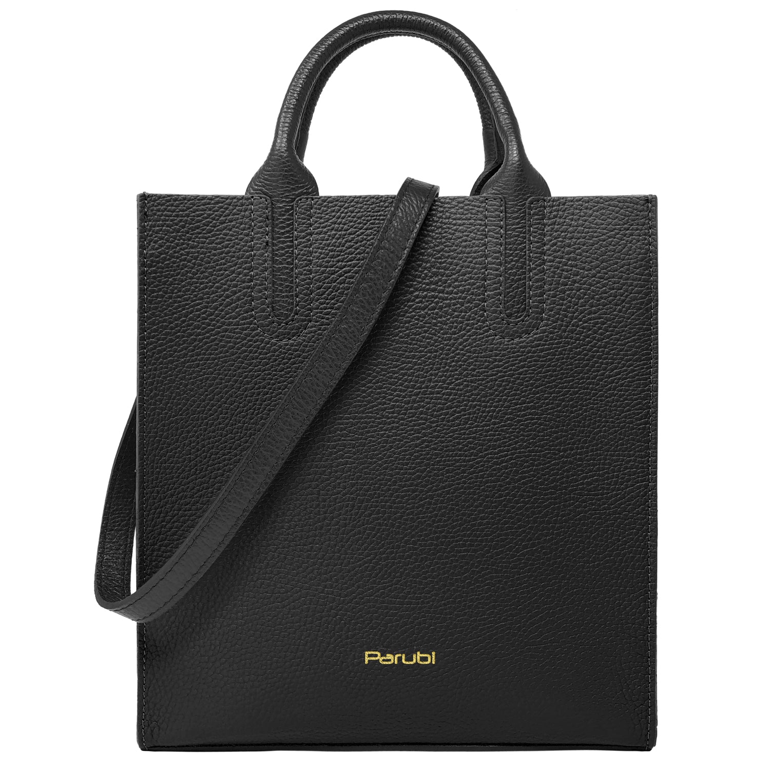 Borsa Donna a Mano con Tracolla, In Vera Pelle Morbida, Made in Italy, Modello Clizia Parubi Borse - vista 77