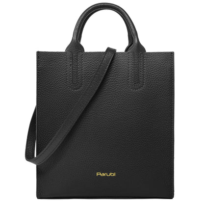 Borsa Donna a Mano con Tracolla, In Vera Pelle Morbida, Made in Italy, Modello Clizia Parubi Borse - vista 77