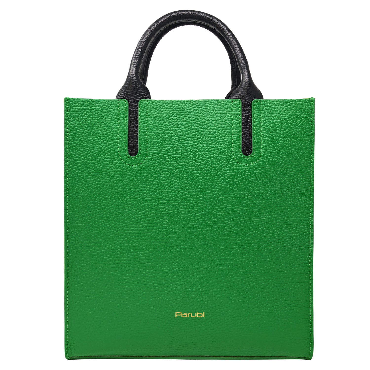 Borsa Donna a Mano con Tracolla, In Vera Pelle Morbida, Made in Italy, Modello Clizia Parubi Borse Verde Bottiglia - vista 17