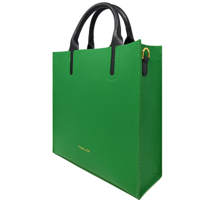 Borsa Donna a Mano con Tracolla, In Vera Pelle Morbida, Made in Italy, Modello Clizia Parubi Borse - vista 18