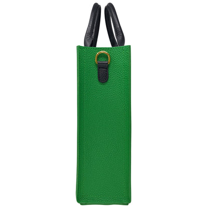 Borsa Donna a Mano con Tracolla, In Vera Pelle Morbida, Made in Italy, Modello Clizia Parubi Borse - vista 19