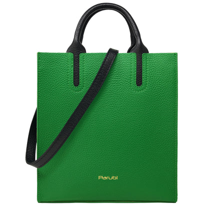 Borsa Donna a Mano con Tracolla, In Vera Pelle Morbida, Made in Italy, Modello Clizia Parubi Borse - vista 21