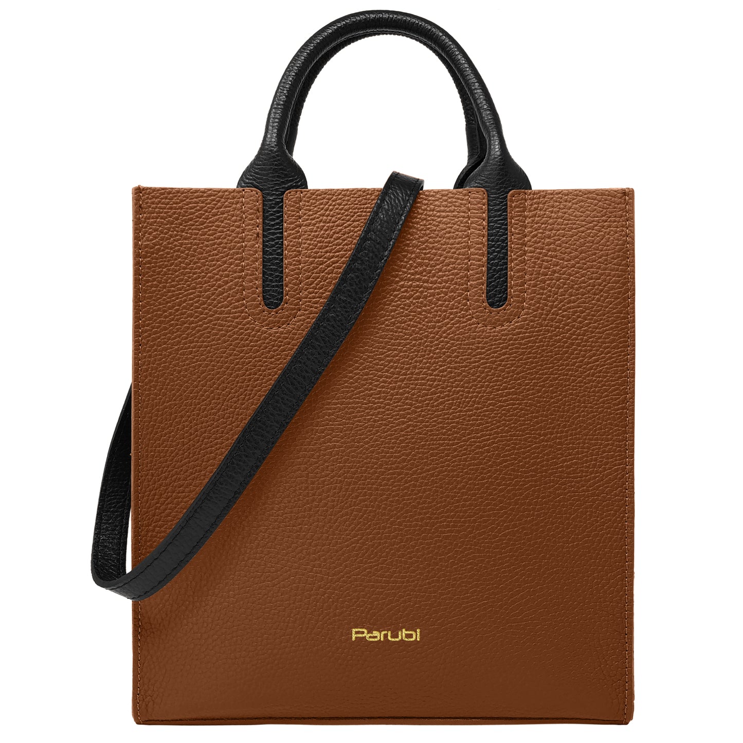 Borsa Donna a Mano con Tracolla, In Vera Pelle Morbida, Made in Italy, Modello Clizia Parubi Borse - vista 117