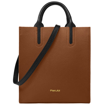 Borsa Donna a Mano con Tracolla, In Vera Pelle Morbida, Made in Italy, Modello Clizia Parubi Borse - vista 117