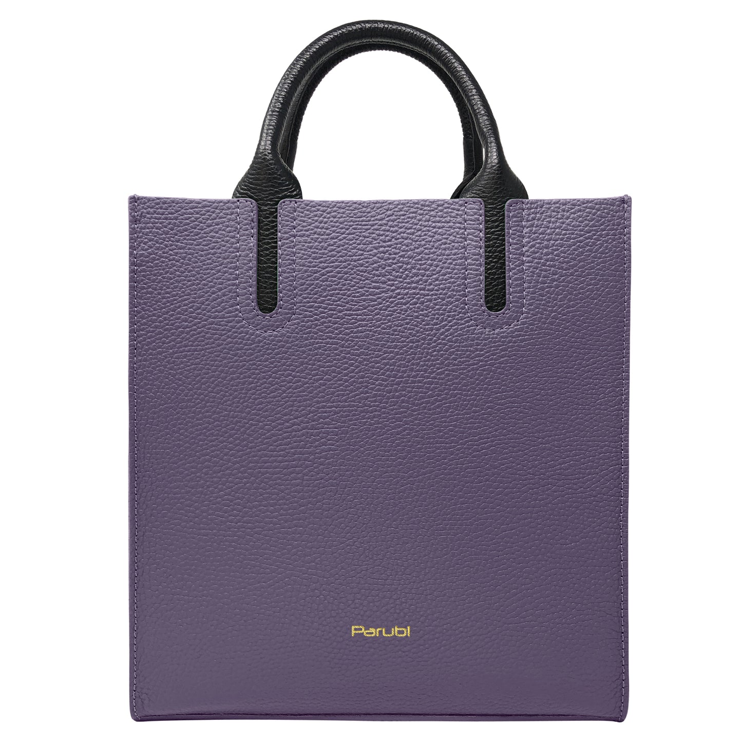 Borsa Donna a Mano con Tracolla, In Vera Pelle Morbida, Made in Italy, Modello Clizia Parubi Borse Malva - vista 161