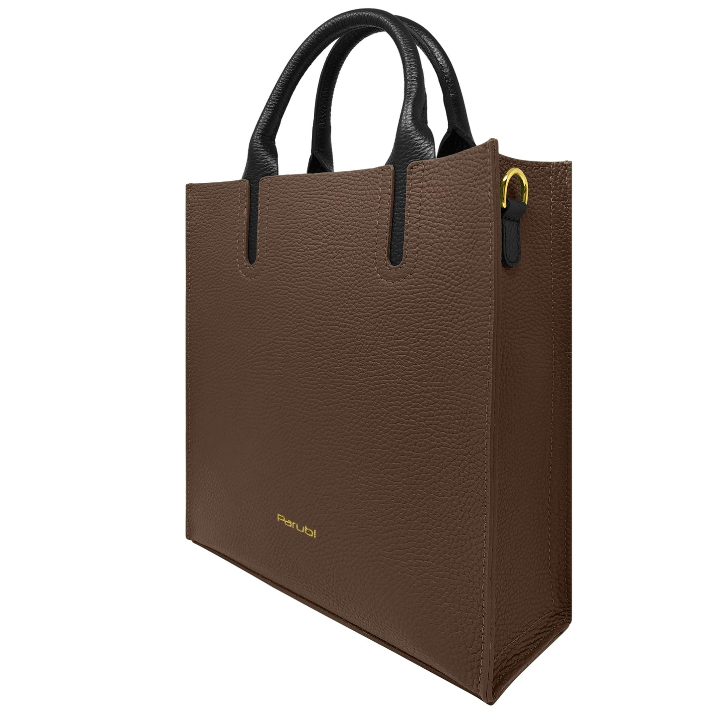 Borsa Donna a Mano con Tracolla, In Vera Pelle Morbida, Made in Italy, Modello Clizia Parubi Borse - vista 90