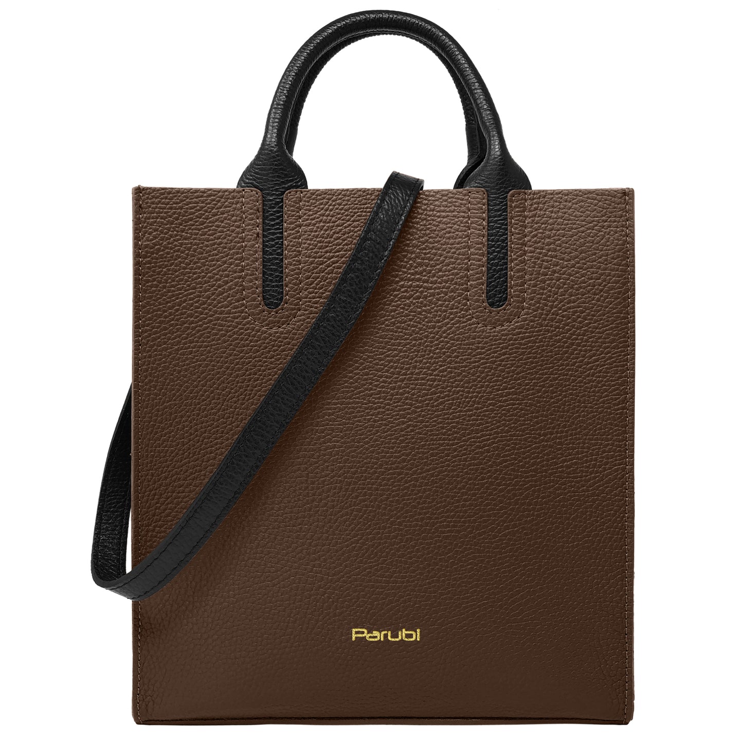 Borsa Donna a Mano con Tracolla, In Vera Pelle Morbida, Made in Italy, Modello Clizia Parubi Borse - vista 93