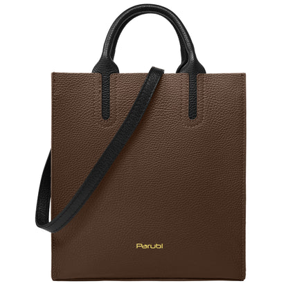 Borsa Donna a Mano con Tracolla, In Vera Pelle Morbida, Made in Italy, Modello Clizia Parubi Borse - vista 93