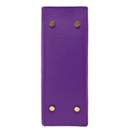 Borsa Donna a Mano con Tracolla, In Vera Pelle Morbida, Made in Italy, Modello Clizia Parubi Borse - vista 172