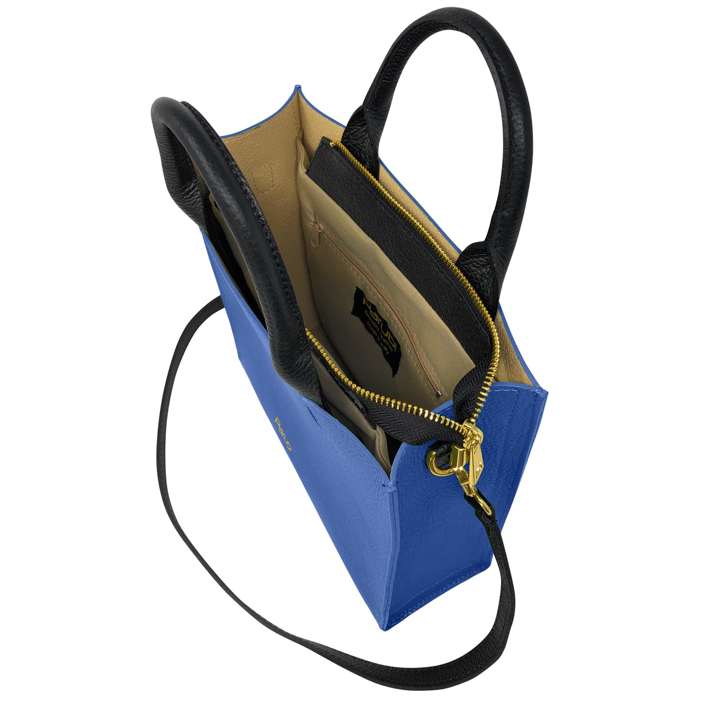 Borsa Donna a Mano con Tracolla, In Vera Pelle Morbida, Made in Italy, Modello Clizia Parubi Borse - vista 191