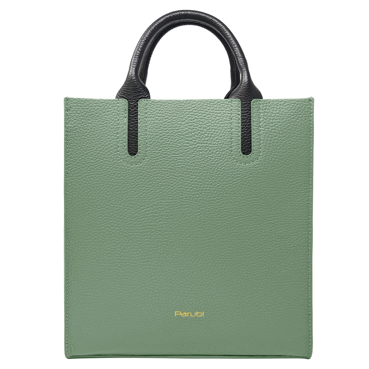 Borsa Donna a Mano con Tracolla, In Vera Pelle Morbida, Made in Italy, Modello Clizia Parubi Borse Verde Salvia - vista 41