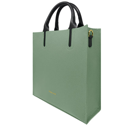 Borsa Donna a Mano con Tracolla, In Vera Pelle Morbida, Made in Italy, Modello Clizia Parubi Borse - vista 42
