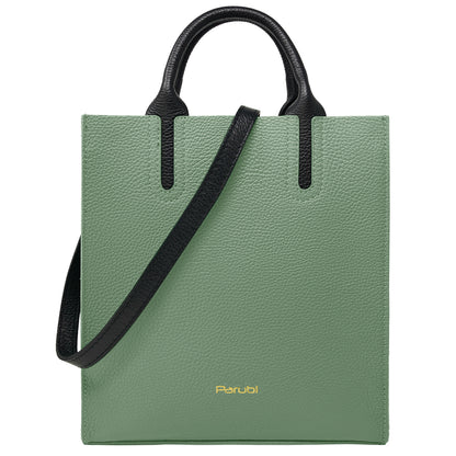 Borsa Donna a Mano con Tracolla, In Vera Pelle Morbida, Made in Italy, Modello Clizia Parubi Borse - vista 45