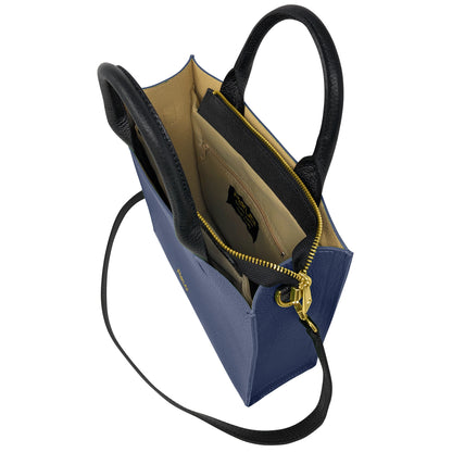 Borsa Donna a Mano con Tracolla, In Vera Pelle Morbida, Made in Italy, Modello Clizia Parubi Borse - vista 31