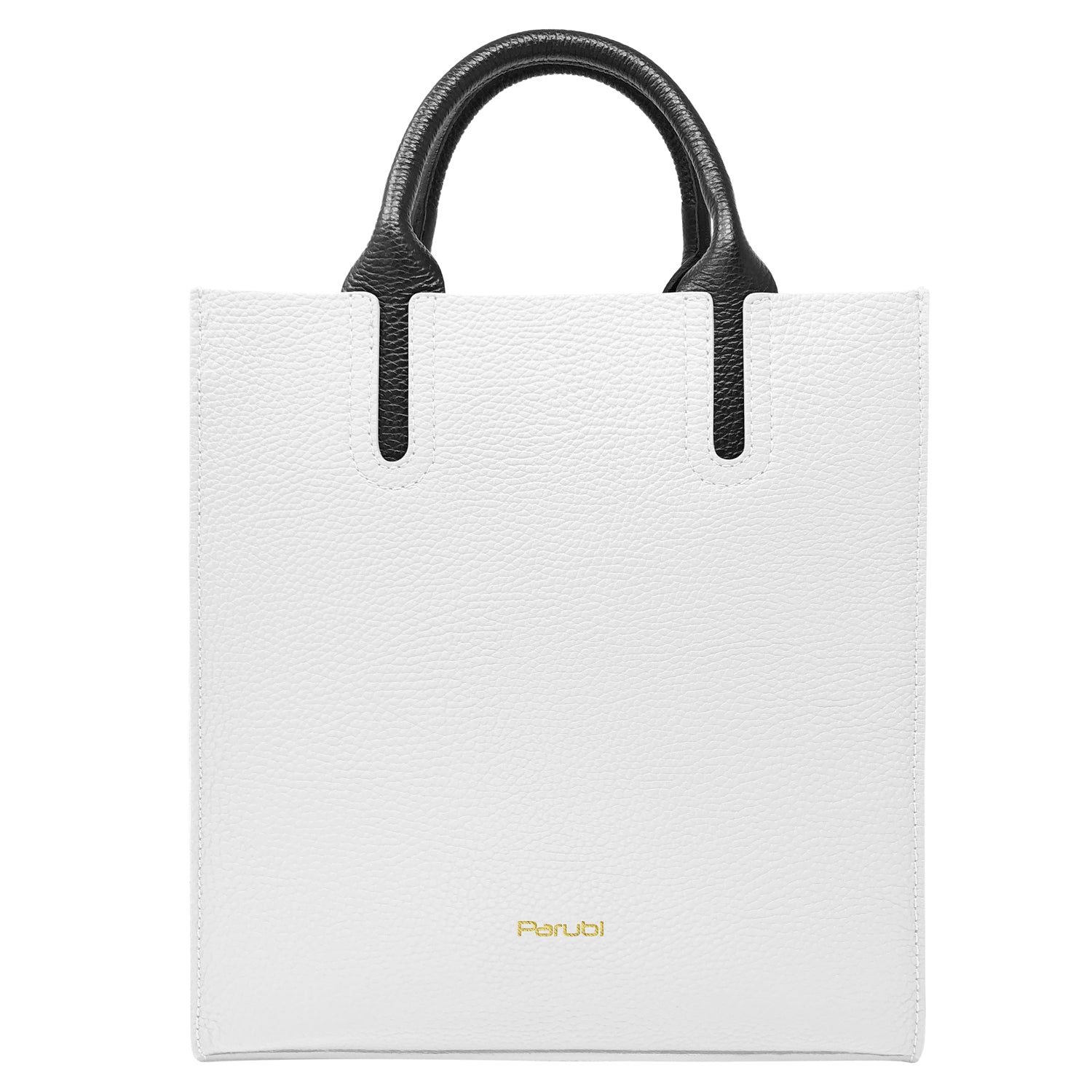 Borsa Donna a Mano con Tracolla, In Vera Pelle Morbida, Made in Italy, Modello Clizia Parubi Borse Bianco - vista 9