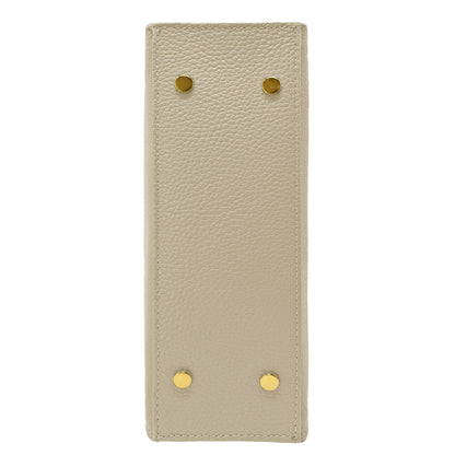 Borsa Donna a Mano con Tracolla, In Vera Pelle Morbida, Made in Italy, Modello Clizia Parubi Borse - vista 60