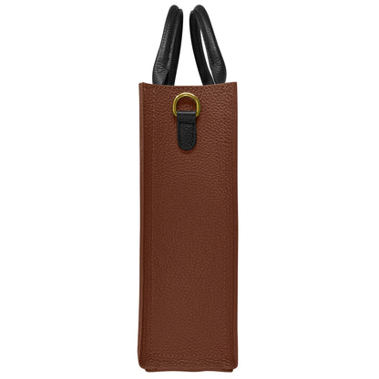 Borsa Donna a Mano con Tracolla, In Vera Pelle Morbida, Made in Italy, Modello Clizia Parubi Borse - vista 107