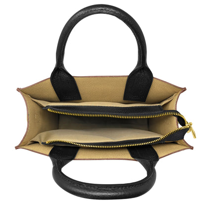 Borsa Donna a Mano con Tracolla, In Vera Pelle Morbida, Made in Italy, Modello Clizia Parubi Borse - vista 110