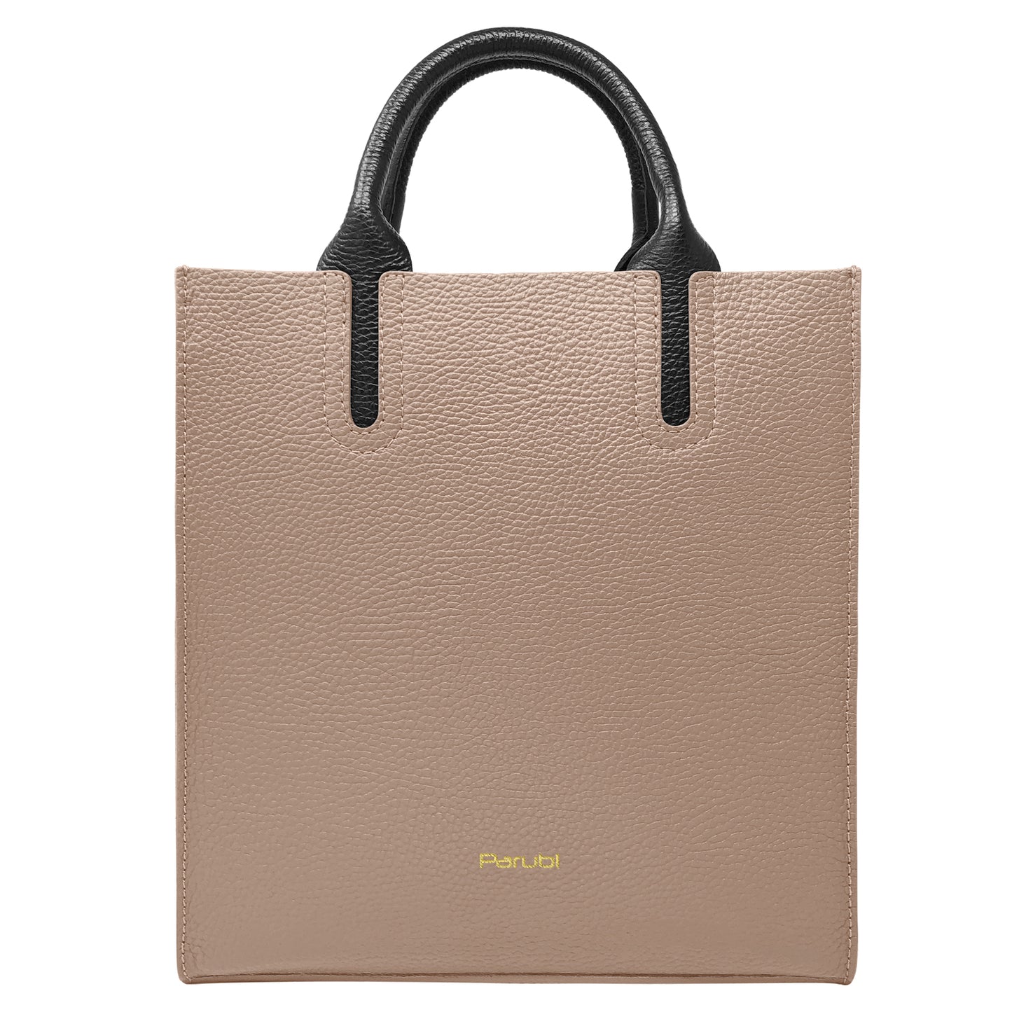 Borsa Donna a Mano con Tracolla, In Vera Pelle Morbida, Made in Italy, Modello Clizia Parubi Borse Tortora - vista 129