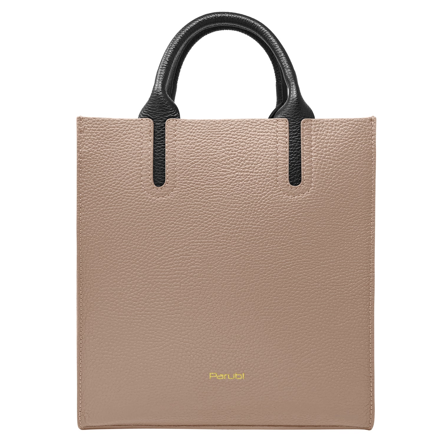 Borsa Donna a Mano con Tracolla, In Vera Pelle Morbida, Made in Italy, Modello Clizia Parubi Borse Tortora - vista 129