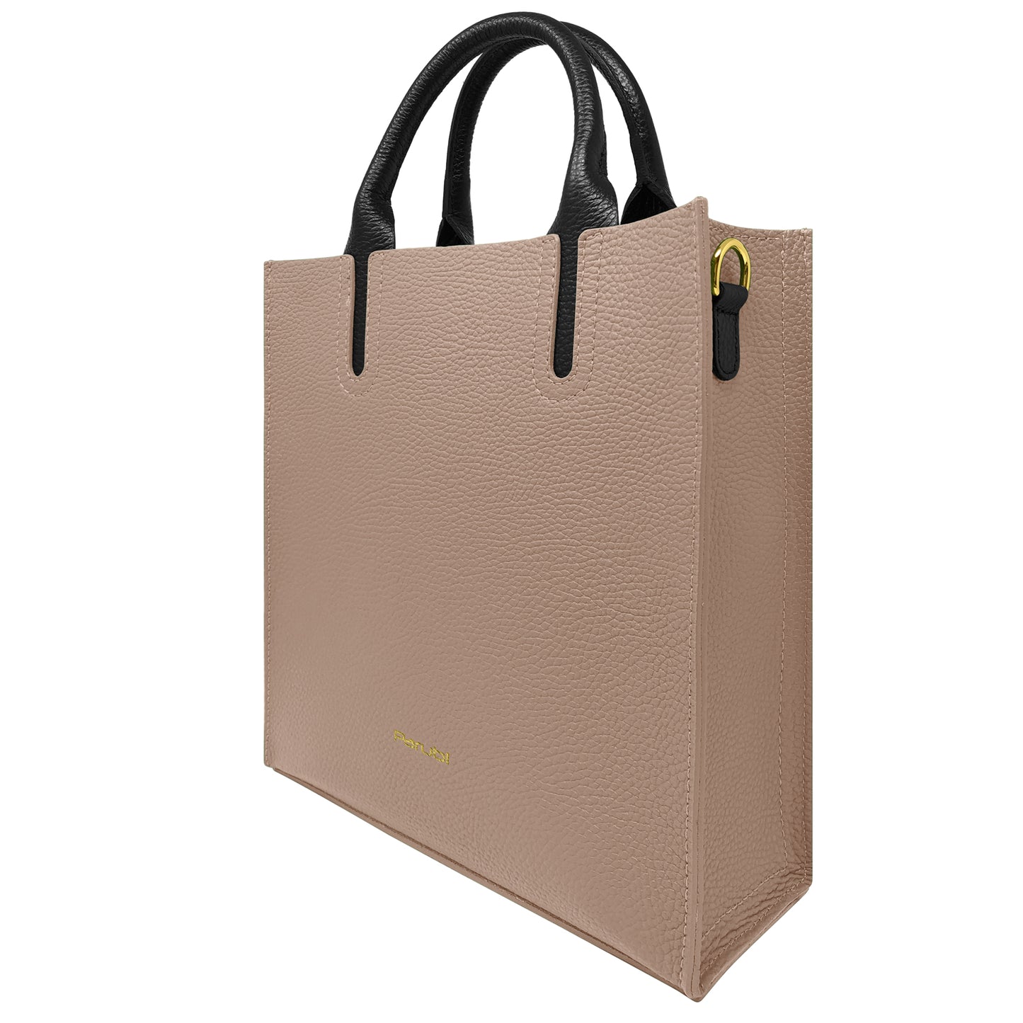 Borsa Donna a Mano con Tracolla, In Vera Pelle Morbida, Made in Italy, Modello Clizia Parubi Borse - vista 130