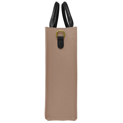 Borsa Donna a Mano con Tracolla, In Vera Pelle Morbida, Made in Italy, Modello Clizia Parubi Borse - vista 131