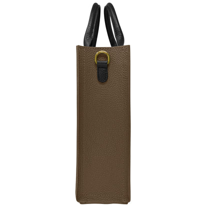Borsa Donna a Mano con Tracolla, In Vera Pelle Morbida, Made in Italy, Modello Clizia Parubi Borse - vista 99
