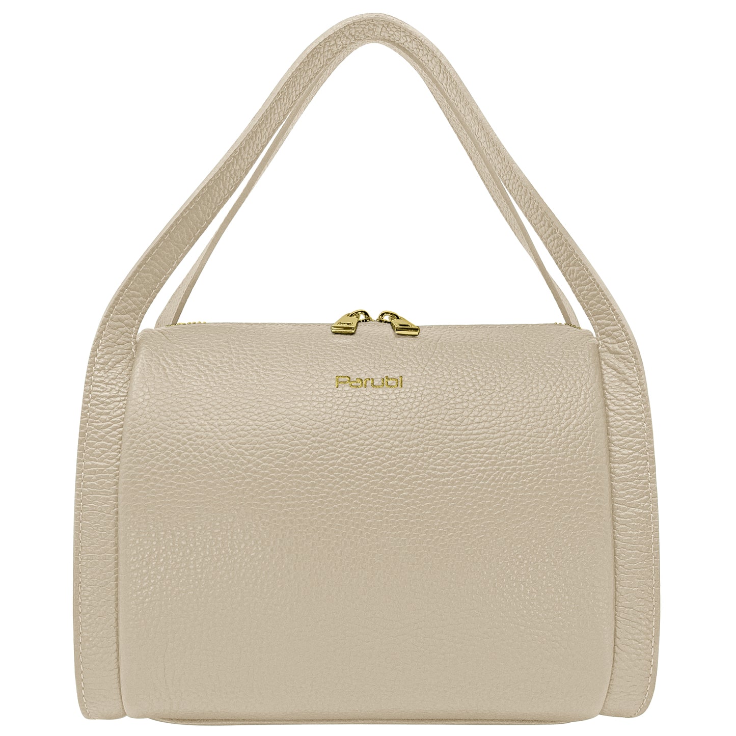 Borsa Donna a Mano con Tracolla, In Vera Pelle Morbida, Made in Italy, Modello Anette Parubi Borse Sabbia - vista 78