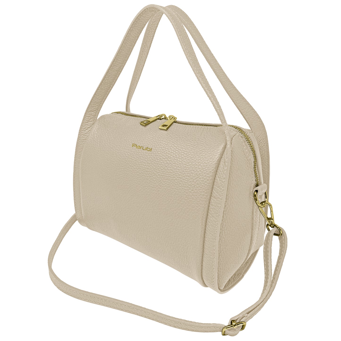 Borsa Donna a Mano con Tracolla, In Vera Pelle Morbida, Made in Italy, Modello Anette Parubi Borse - vista 82