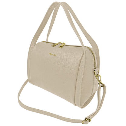 Borsa Donna a Mano con Tracolla, In Vera Pelle Morbida, Made in Italy, Modello Anette Parubi Borse - vista 82