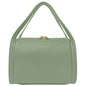 Borsa Donna a Mano con Tracolla, In Vera Pelle Morbida, Made in Italy, Modello Anette Parubi Borse Verde Salvia - vista 64