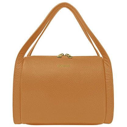 Borsa Donna a Mano con Tracolla, In Vera Pelle Morbida, Made in Italy, Modello Anette Parubi Borse Cuoio - vista 22