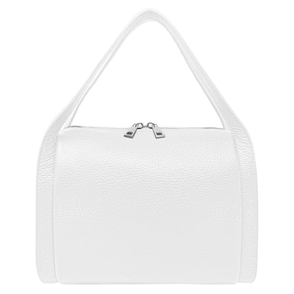 Borsa Donna a Mano con Tracolla, In Vera Pelle Morbida, Made in Italy, Modello Anette Parubi Borse - vista 39