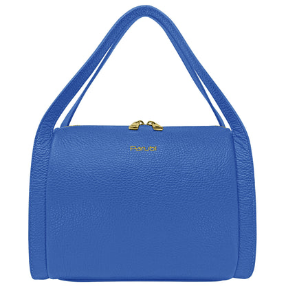 Borsa Donna a Mano con Tracolla, In Vera Pelle Morbida, Made in Italy, Modello Anette Parubi Borse Bluette - vista 29