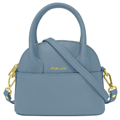 Borsa Donna Piccola a Mano con Tracolla, In Vera Pelle, Made in Italy, Modello Deva Parubi Borse Avio - vista 7