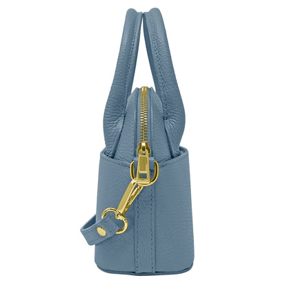 Borsa Donna Piccola a Mano con Tracolla, In Vera Pelle, Made in Italy, Modello Deva Parubi Borse - vista 10
