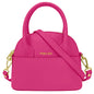 Borsa Donna Piccola a Mano con Tracolla, In Vera Pelle, Made in Italy, Modello Deva Parubi Borse Fucsia - vista 31