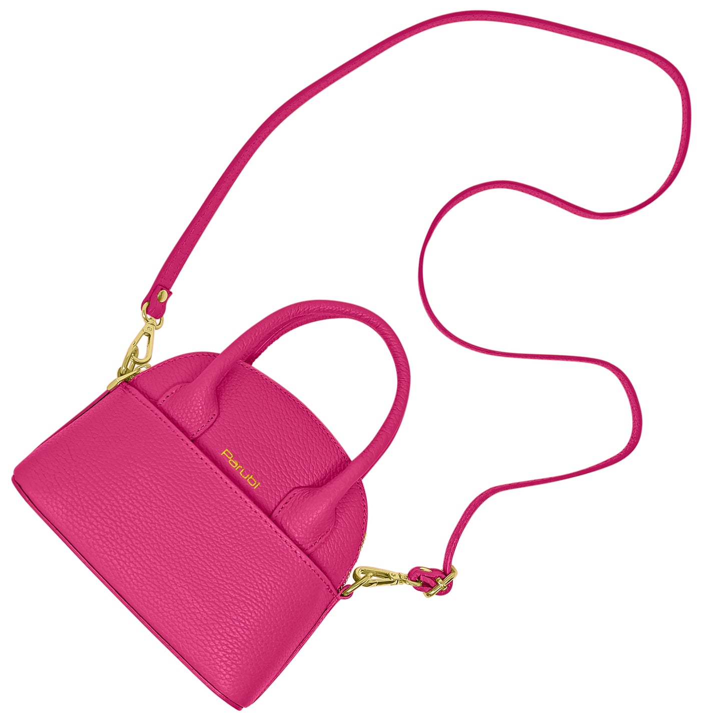 Borsa Donna Piccola a Mano con Tracolla, In Vera Pelle, Made in Italy, Modello Deva Parubi Borse - vista 35