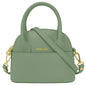 Borsa Donna Piccola a Mano con Tracolla, In Vera Pelle, Made in Italy, Modello Deva Parubi Borse Verde Salvia - vista 19