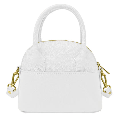 Borsa Donna Piccola a Mano con Tracolla, In Vera Pelle, Made in Italy, Modello Deva Parubi Borse - vista 105