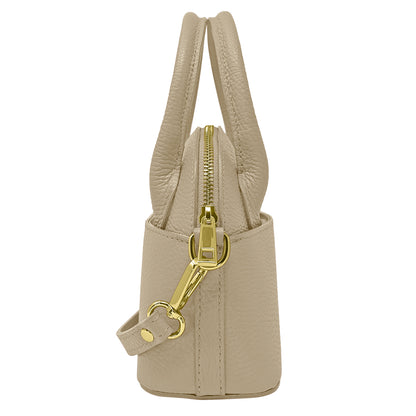 Borsa Donna Piccola a Mano con Tracolla, In Vera Pelle, Made in Italy, Modello Deva Parubi Borse - vista 46