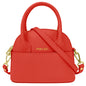 Borsa Donna Piccola a Mano con Tracolla, In Vera Pelle, Made in Italy, Modello Deva Parubi Borse Corallo - vista 37