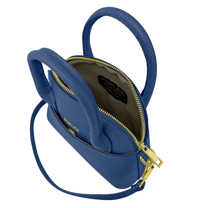 Borsa Donna Piccola a Mano con Tracolla, In Vera Pelle, Made in Italy, Modello Deva Parubi Borse - vista 96