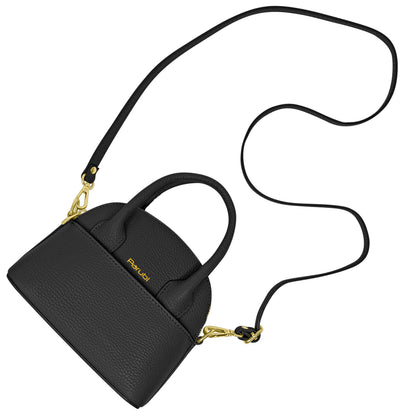 Borsa Donna Piccola a Mano con Tracolla, In Vera Pelle, Made in Italy, Modello Deva Parubi Borse - vista 53