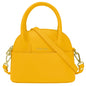 Borsa Donna Piccola a Mano con Tracolla, In Vera Pelle, Made in Italy, Modello Deva Parubi Borse Giallo - vista 97